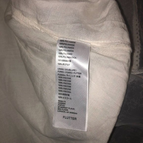 NWT - Seen Worn Kept Embroidered Flutter Top - Picture 5 of 6